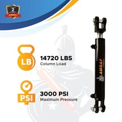 2.5×10 Hydraulic Cylinder – 2.5 Bore 10 Stroke Welded Clevis Hydraulic Cylinder