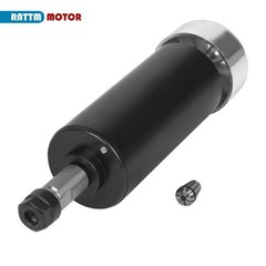 US SHIP】500W Air Cooled Spindle Motor ER11 48VDC 0.6NM 12000RPM 52mm