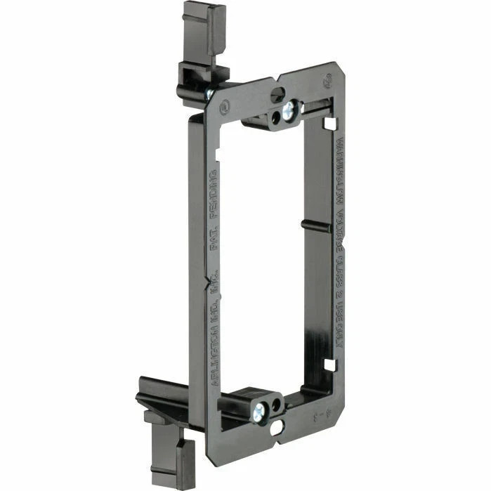 100 Pack – Arlington LV1 1-Gang Drywall Bracket Plate Mount Mud Ring Low Voltage