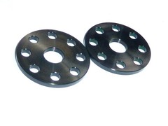 Titanium M6 FLAT DRILLED WASHER BLACK Colour WASHERS NO RUST 23 DIAMETER