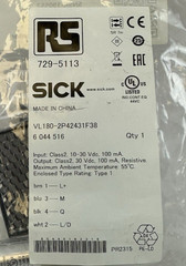 SICK VL180-2P42431F38 PHOTOELECTRIC SENSOR 729-5113 10-30VDC 100mA M18