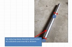 1pc 1000.0mm length Boring bar fits 50.0mm boring Machine/Welder Excavator