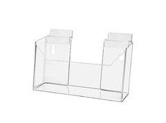 Slatwall 7.5″W Postcard Holder Booklet Display Clear Acrylic Organizer