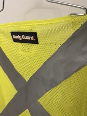 Bodyguard Hi-Visibility Safety Vests “L/XL” LOT OF 15 – Yellow (100% Polyester)