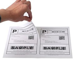 50-20000 8.5×5.5 Shipping Mailing Labels Half Sheet Adhesive 2 Per Sheet Blank