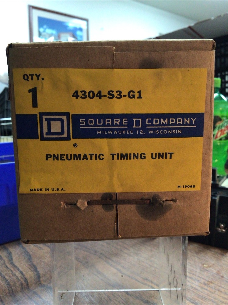 SQUARE D 4304-S3-G1 Pneumatic Timing Unit (VR8)