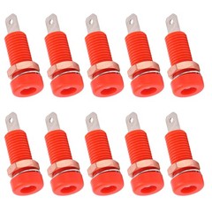 10pcs Banana Jack Socket Durable Connectors For Electronic Instruments