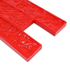 Concrete Wall Formwork Stamp Cement Textured Slate Pad for Concrete Decorative