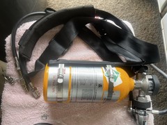 Full Face Respirator Mask/30min Air Tank/Valve Assembly And Regulator System