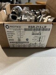 Remke RSR-213-LR Cord Grips 3/4 NPT Aluminum QTY:20 NEW IN BOX Fast Shipping !!!