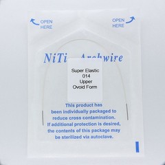 20×Dental Orthodontic Tooth Color Coated Super Elastic Round Arch Wire 014Upper