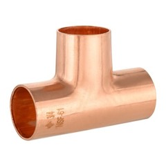 10 PCS EFIELD 3/4″X 3/4″ X1/2″ Copper Sweat Fitting Reducing Tee,Solder Fittings