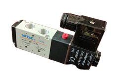 24V AIRTAC 4V21008 4V21008BT 4V210-08 PNEUMATIC NPT AIR VALVE AVS-5212-24D NITRA