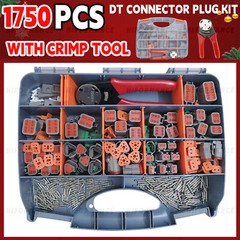 NEW 1750PCS Deutsch DT Connector Plug Kit With Deutsch Crimp Tool Auto Marine
