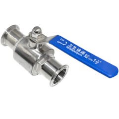 1.5 inch 1-1/2″ Sanitary Full Port Ball Valve Tri Clamp Ferrule SS316 Brew US.