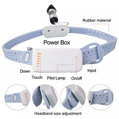 Dental Medical Wireless 5W LED Head Light Utra-light ENT Headband Headlight Blue