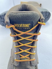 WOLVERINE W221048 STEEL TOE PRO FLOORHAND MOC-TOE DARK BROWN SZ 8M UNISEX NEW