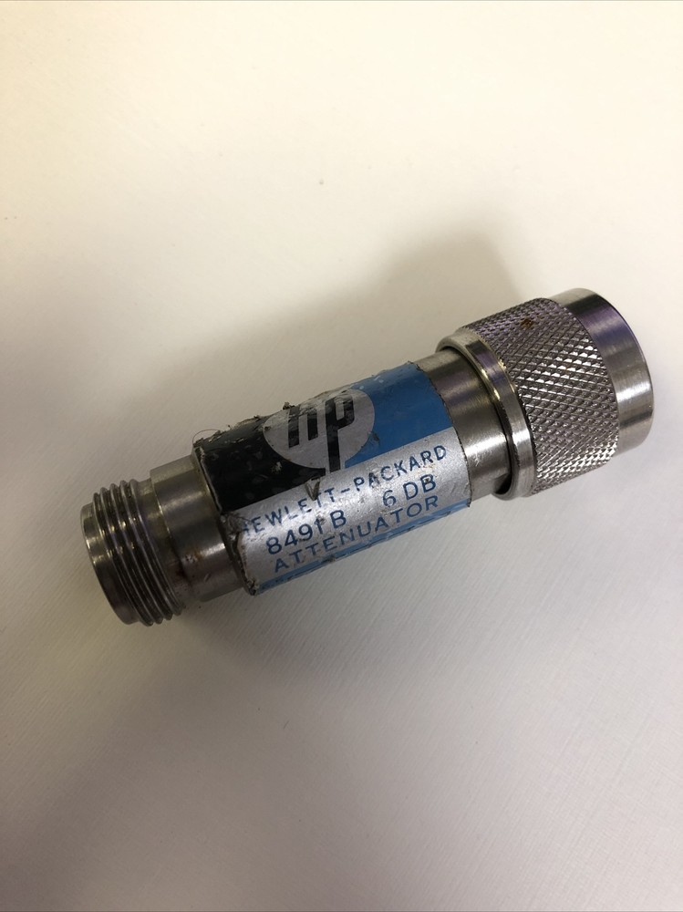 HP 8491B-006 COAXIAL FIXED ATTENUATOR DC to 18 GHz, 6 dB LABORATORY
