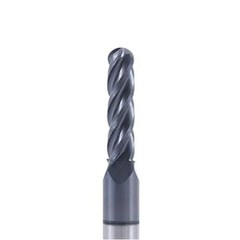 5Pc 4Flute 3/32″ x 1/8″ x 3/8″ x 1-1/2″ Ball Nose Carbide End Mills AlTiN Coated