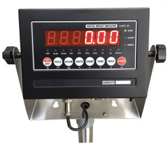 100 LBS x 0.02 LBS Optima Scale OP-915 NTEP IP 65 Mild Steel Bench Scale