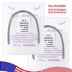 0.99/pack ETERFANT Dental Orthodontic Arch Wire Rectangular NiTi/Stainless Steel