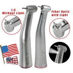 Dental 1:5 Increasing LED Fiber Optic/ Inner Water Contra Angle Handpiece