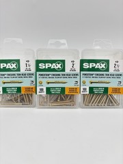 (400 pcs) Variety SPAX Exterior/Interior Power-Trim Head Wood & Composite Screw