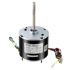 VEVOR Condenser Fan Motor with Capacitor 1/3HP 1075RPM 208-230V CW/CCW Rotation