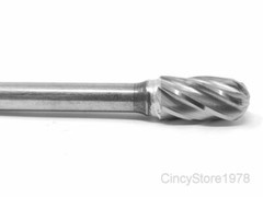 Aluminum Exhaust Cylinder Head Porting Tool Tungsten Carbide Bur SC-3L6 NF