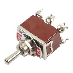 3pc 6Pin Heavy Duty Momentary DPDT ON/OFF/ON Toggle Switch 20A 125V Waterproof