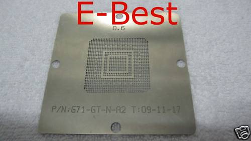 9×9 GF-GO7800-A2 GF-GO7900-GTXHN-A2 GF-GO7800-N-A2 GF-GO7800-GTX-A2 BGA Stencil