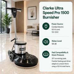 Clarke Ultra Speed Pro 1500 Burnisher