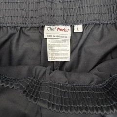 Chef Works Lightweight Slim Pants Men’s Size Large (Actual Fits 32×32) Black NWT