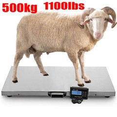 1100 Lbs Heavy Duty Digital Livestock Vet Scale Hog Pet Dog Sheep Goat Scale