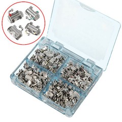 50 Set Dental Orthodontic Buccal Tube Single Convertible Roth 022 Tube 1st Molar