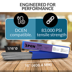 ER308L 1-lb 1/16″ x 16″ Stainless Steel Welding Rod – TIG Filler Rod, TIG Rod