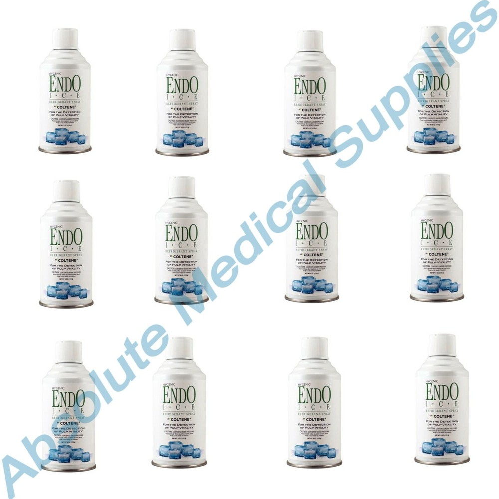 *12-Packs* Coltene Hygenic Endo Ice Pulp Vitality Refrigerant Spray 6 Oz H05032