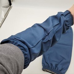 Stanco Welder Sleeves 18″ Blue Universal Fit Dual Elastic Cuffs Cotton FR918E