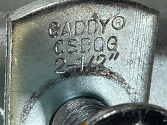 NVENT CADDY CSBQG 2-1/2″ Pipe Quick Grip Lateral Seismic Sway Brace, Galvanized