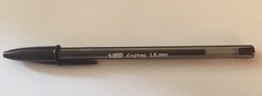 Lot of 8 BLACK Bic Cristal Ballpoint Pens 1.6mm, Xtra-Bold