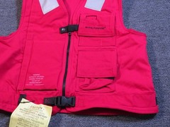 Stearns Life Preserver Vest Mark 1 Large US Navy NSN 4220-01-487-3619 Pockets