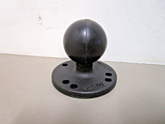 Ram Mount RAM-202U C Size Round Plate with Ball 1.5″ Ball x 2.5″ Base