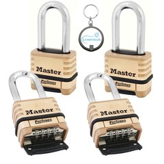 Master Lock 1175Dlh 2-1/4In 57Mm Wide Proseries Brass Resettable Combination