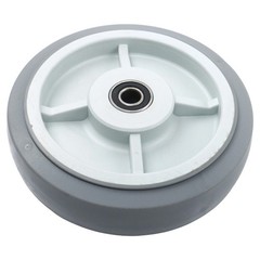 4 Pack Gray 1/2″ Axle Hole Replace Polyurethane 900 Pounds 8″ Caster Wheels