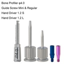 Hiossen Implant Bone-Level Surgical Tool 1.2 Wrench Driver Profiler Guide Screw
