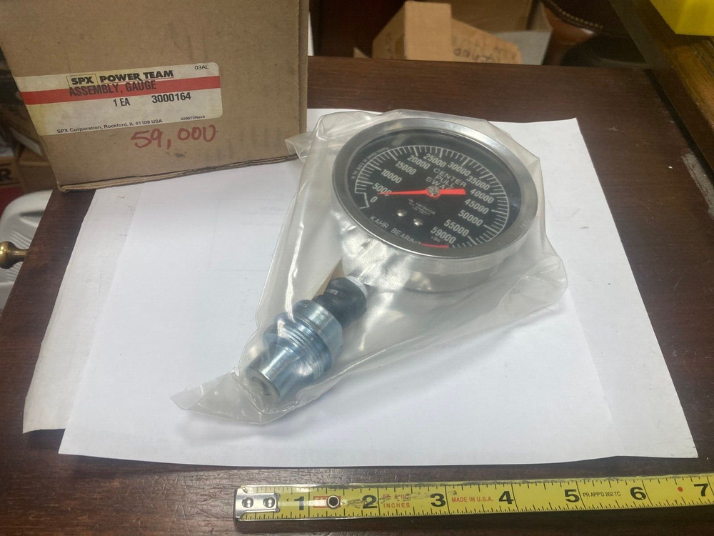 Powerteam -SPX 3000164, 0- 59,000 LBS, Gauge Assembly, KAHR Bearing, KMT350238