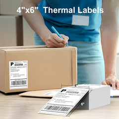 4×6 Thermal Direct Shipping Label Compatible with MUNBYN, Rollo, IDPRT SP420,