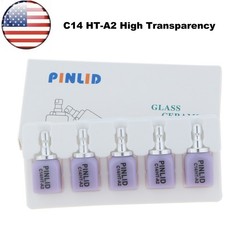 US C14 Ceramic Blocks Lithium Disilicate Cerec CAD CAM HT/LT A1-A3.5 5Pcs/Box