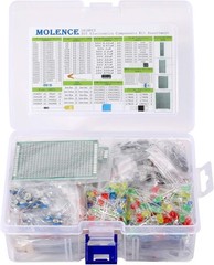 1818PCS Electronics DIY Kit – Complete Resin and Capacitor Collection for Makers