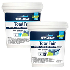 Totalfair Marine Epoxy Fairing Compound for Fiberglass, Wood, Aluminum and Steel